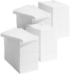 Prestee 400 Linen Feel Disposable Paper Hand Towels - White, Event Supplies, Disposable Guest Towels, Wedding Napkins, Disposable Napkins for Guest Bathroom, Christmas Parties, Holiday Dinners