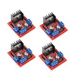 4Pack L298N Motor Drive Controller Board DC Dual H-Bridge Robot Stepper Motor Control and Drives Module for Arduino