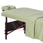 Master Massage Cotton Flannel Sheets Set Massage Table Cover Set, Beauty Salon SPA Bed Replacement Cover, Includes Table Cover, Face Cushion Cover, Table Sheet-3Pcs