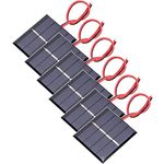 GTIWUNG 6 Pieces 3V 0.3W 65 X 48mm Micro Mini Solar Panel Cells For Solar Power Energy, DIY Home, Science Projects - Toys - Battery Charger