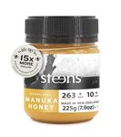 Steens Manuka Honey - MGO 263+ - Pure & Raw 100% Certified UMF 10+ Manuka Honey - Bottled and Sealed in New Zealand - 225g