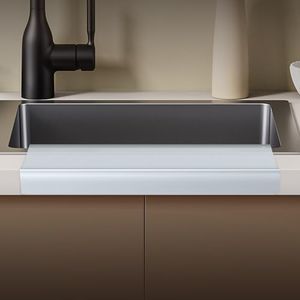 ANZIUS 3.5" x 14" Silicone Kitchen Sink Edge Protector 3.5 inch Wide, Sink Edge Guard, Sink Granite Quartz Countertop Edge Protector, Fits 3.25" – 3.5" Wide Countertop (3.5" Width, 14" Length)
