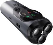 ZenQeek Ultrasonic Dog Trainer - Rechargeable Dog Bark Deterrent Devices with 3 Emitters, Anti Barking Device Use Up to 50ft Long Range | Safe for Dogs | Easy to use