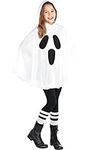 Amscan White Ghost Poncho Costume f