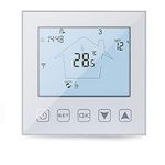 KETOTEK Smart Water Underfloor Heating Thermostats WiFi 3A Compatible with Alexa, Room Thermostat Programmable for Floor Heating Water, Flooring Heating Smart Life/Tuya App Control