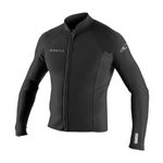 ONeill Reactor Ii 2MM Neoprene Wetsuit Front Zip Coat Jacket Coat Black - UV Sun Protection and SPF Properties - Size - XL