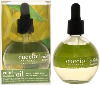 Cuccio Naturale Cuticle Revitalizing Oil - Hydrating Oil For Repaired Cuticles Overnight - For Damaged Skin And Thin Nails - Paraben And Cruelty-Free Formula - White Limetta And Aloe Vera - 75 ML