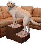 Pet Gear Easy Step II Pet Stairs, Extra Wide, Chocolate