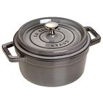 STAUB Cast Iron Cocotte, 2.75 quart (Graphite Gray)
