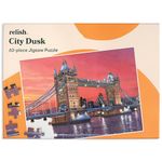 Relish Dusk in the City Dementia Puzzle 63 Piece Alzheimer's Activities/Puzzle & Dementia Gifts for Seniors