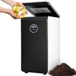 GEME | World's First Bio Smart Electric Composter Kitchen, Turn Food Waste into Real Organic Compost No Dehydration - 19L Food Cycler Compost Machine with Electric Compost Bin…