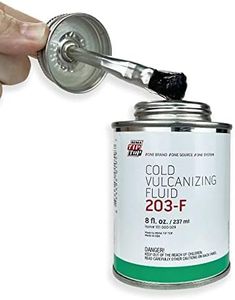 REMA TIP TOP 203-F 8oz Can of Cold Vulcanizing Glue, Tire Inner Tube Patch Repair Fluid, Universal Tire Patch and Bike Tube Patch Glue