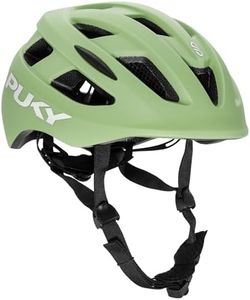 PUKY Helmet S Grün | Kinder Fahrradhelm 48-55 cm | Leichtgewicht 220g | Maximaler Schutz & Belüftung | 360° Sichtbarkeit durch Licht-Modul | Ideal für Sicherheit und Komfort auf dem Fahrrad