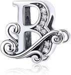 BISAER 925 Sterling Silver Initial 