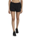 PUMA Women's Active Woven Shorts, Black, Medium