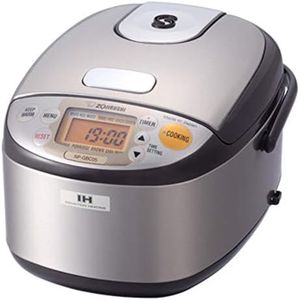 Zojirushi NP-GBC05XT Induction Heating System Rice Cooker and Warmer, 0.54 L, Stainless Dark Brown