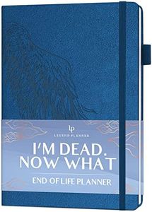 Legend End of Life Planner – When I’m Gone Workbook for Final Arrangements, Beneficiary Information, Funeral Planning, Last Wishes & Will Preparation – Final Wishes Organizer Book – 7x10” (MysticBlue)