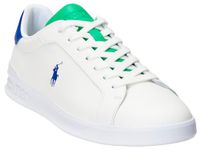 Polo Ralph Lauren Men's HRT Crt Ii Sneaker, White/Green/Royal, 10 UK