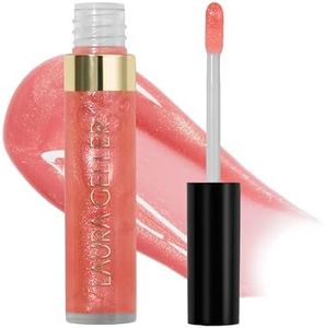 LAURA GELLER NEW YORK Color Luster Lip Gloss - Honey Caramel | Non-Sticky Lip Gloss Treatment with Sheer High-Shine Color