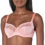 Fantasie Women's Adelle Underwire Side Support Bra Full Coverage, Coral, 36F