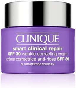 Clinique Smart Clinical Repair SPF 30 Wrinkle Correcting Cream With Peptides, Hyaluronic Acid + Provitamin D | Protecting + Repairing the Look of Skin, 75 ml.