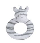 Angel Dear Ring Rattle, Grey Zebra