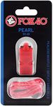 Fox 40 Pearl Safety Whistle C/W Wrist-Lanyard Red, One Size