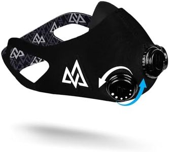 TRAININGMASK - Elevation Training Mask 2.0 - Resistance Training Mask®, High Altitude Mask, Workout Mask (Black, Medium)