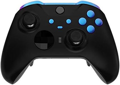 eXtremeRate Chameleon Purple Blue Replacement Buttons for Xbox One Elite Series 2 Controller, LB RB LT RT Bumpers Triggers ABXY Start Back Sync Profile Keys for Xbox Elite Series 2 Core Controller