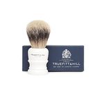 Truefitt and Hill Porcelain White Wellington Super Handmade Shaving Brush | Luxury Essential Grooming Collection for Men