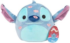 Squishmallows 8-Inch Stitch - Official Jazwares Disney Valentine's Day Plush - Lilo & Stitch - Collectible Soft Squishy Stuffed Animal Toy - Add to Your Squad - Gift for Kids, Girls, Boys