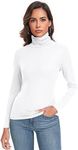 Qaffier Womens Long Sleeve Turtlene