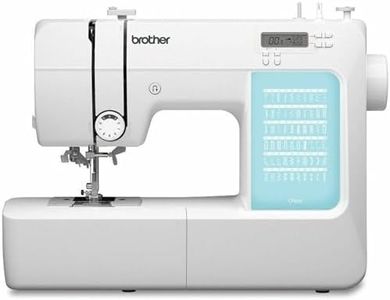 Brother CP60X Computerized Sewing Machine, 60 Built-in Stitches, LCD Display, 7 Included Feet, White