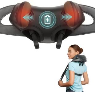 Etekcity Cordless Neck Massager for Pain Relief Deep Tissue, Shiatsu Shoulder Massager with Heat, Massage Tools for Back, Trapezius, Lymphatic Drainage, Relaxation Therapy for Him&Her,Women,Men,Cadeo