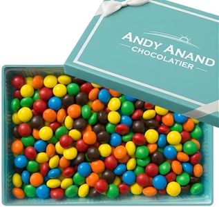 Andy Anand Chocolatier Sugar Free Milk Chocolate Peanuts - Gluten Free Premium Chocolate Covered Peanuts, Diabetic Friendly With Natural Ingredients (1 lb)