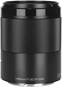 Yongnuo YN85MM F1.8Z DF DSM Lens, Full Frame Auto Focus Medium Telephoto Prime Lens, for Nikon Z Mount Mirrorless Cameras Black