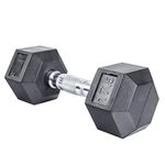 Rubber Hex Dumbbell 17.5 LBS