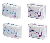 AIRIZ Combo Pack :: Soft-Cotton Sanitary Pads With Wings :: 16 Pads For Night Use (280Mm) + 20 Pads For Day Use (240Mm)