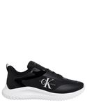 Calvin Klein Jeans Men's Runner Trainers, Black (Black/Bright White), 9