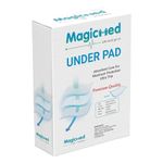 Magicmed Premium Underpads ,White, 5-Layer Absorbency, Waterproof Protection for Adults, Super Soft Polymer, Ideal for Incontinence, Bed Wetting & Senior Care (Pack of 1)