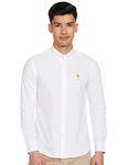 U.S. POLO ASSN. Men's Regular Fit Shirt_White L