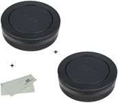 JJC 2-Pack Canon EF-M Mount Body Cap + Rear Lens Cap for Canon EOS M50 M50II M100 M200 M6 M6II M5 M3 M10 EOS M... Canon EF-M Mount Cameras & Lenses