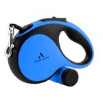 ALDER ALPHA 360° Retractable Dog Lead with Tangle-Free Design and Built-In Waste Bag Dispenser and 15 Complimentary Poo Bags