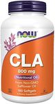 NOW Foods Supplements, CLA (Conjugated Linoleic Acid) 800 mg, Nutritional Oil, 180 Softgels