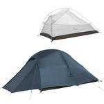 Naturehike Cloud-Up 3 Upgrade Camping Tent Backpacking Tent for 3 Man Hiking Camping Outdoor (Pro/Navy Blue)