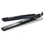 Golden Curl Tourmaline Coated Hair Straightener & Curler in One, Damage Free Hair with Unique Design & Temperature Adjustment, Steam Straighteners for Hair with 5 Years Warranty (Gold)