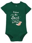 Zeezeezoo I have the Best Dad Newborn Baby Romper Bodysuit Onesie Clothes Dress Fathers Day Theme 3-6 Months