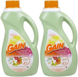 Gain Liquid Laundry Fabric Softener, Island Fresh, 2 Packs x 60 Loads / 51 fl oz - 120 Loads