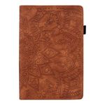 Pefcase iPad Mini 5th Generation Case, iPad Mini 7.9 inch Mini 1/2/3/4/5th Generation Cover PU Leather Flip Wallet Cover Stand Protective Case with Auto Sleep/Wake for Apple iPad Mini - Brown