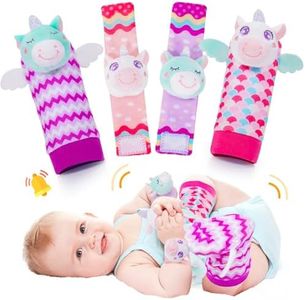 Wootoyz Jouet Bebe 0 3 6 9 12 Mois, Hochet Bebe 0-12 Mois Jeux Eveil Bebe 0-12 Mois Fille Licorne Jouet Bébé Cadeau 0-12 Mois Fille Jeux Bebe 0-12 Mois Jouet Nouveau Né Fille Montessori Jeux